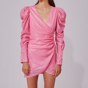 As It Goes Long Sleeve Mini Sequin Dress